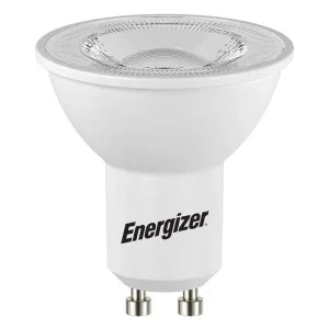 Energizer GU10 LED 3.6W warm white spotlight with a white body