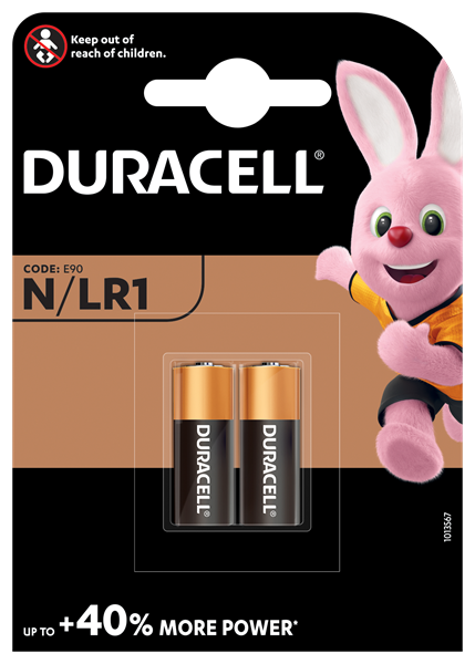 AA Duracell alkaline batteries - 1.5v