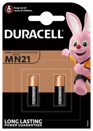 Twinpack of Duracell Batteries MN21