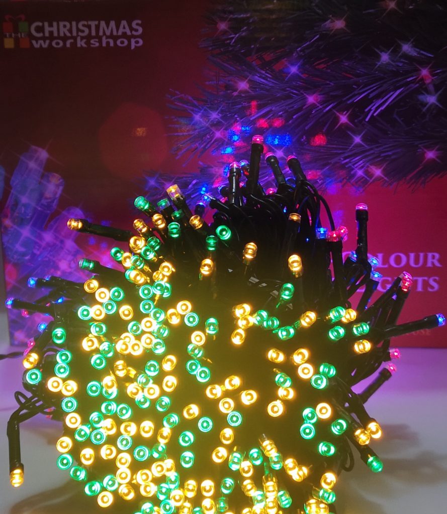 400 MultiColour Chaser LED Lights Indoor/Outdoor Plug in SVC Lighting