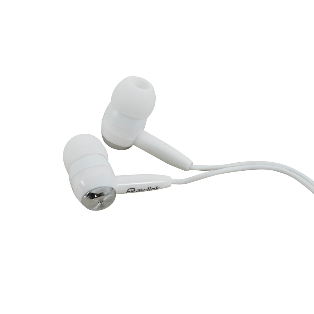 White Stereo Earphones