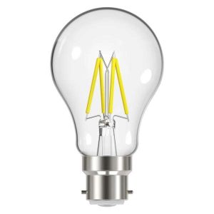 LED 7W Dimmable GLS Bayonet Cap Clear Filament Lightbulb