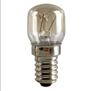 15 Watt Oven Lamp SES Clear Glass